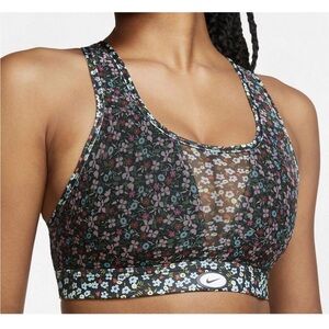 Nike Medium Support Swoosh Floral Printed Sports Bra Women's